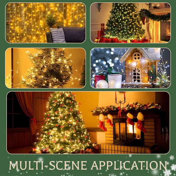 🎄Waterproof Remote Control Flashing Lights⭐